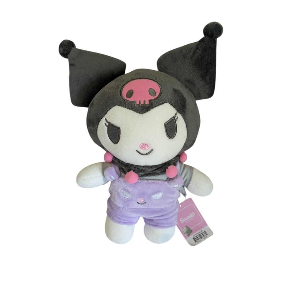 Sanrio Characters Official Plush Doll Series Kuromi Friends Overalls 11.5" New